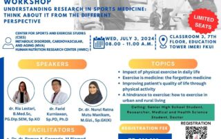 Workshop Understanding Research In Sports Medicine Think About IT From The Different Perspective